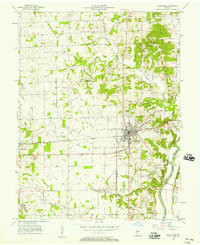 LOOGOOTEE, IN HISTORICAL MAP GEOPDF 7.5X