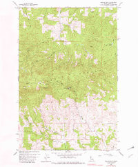 MOSCOW MOUNTAIN, ID HISTORICAL MAP GEOPD