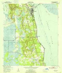 TITUSVILLE, FL HISTORICAL MAP GEOPDF 7.5