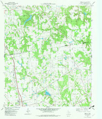 PERCILLA, TX HISTORICAL MAP GEOPDF 7.5X7