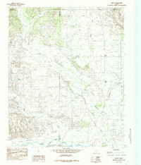 BRICE, TX HISTORICAL MAP GEOPDF 7.5X7.5