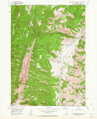 SNOWDRIFT MOUNTAIN, ID HISTORICAL MAP GE