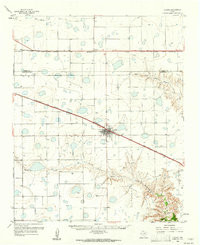 CLAUDE, TX HISTORICAL MAP GEOPDF 15X15 G