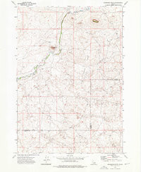 SNOWSHOE BUTTE, ID HISTORICAL MAP GEOPDF