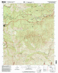 WATERMAN MOUNTAIN, CA HISTORICAL MAP GEO