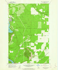 SPIRIT LAKE EAST, ID HISTORICAL MAP GEOP