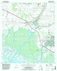 FRANKLIN, LA HISTORICAL MAP GEOPDF 7.5X7