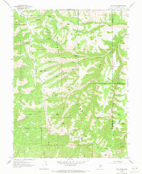 FLAT RIDGE, UT HISTORICAL MAP GEOPDF 7.5
