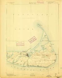 NANTUCKET, MA HISTORICAL MAP GEOPDF 15X1