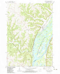 HARPERS FERRY, IA-WI HISTORICAL MAP GEOP