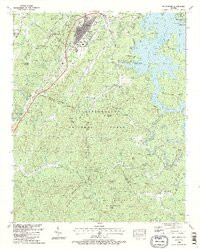 BLUE RIDGE, GA HISTORICAL MAP GEOPDF 7.5