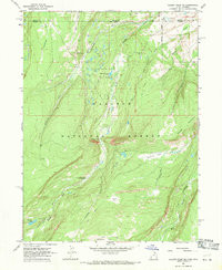 GILBERT PEAK NE, UT-WY HISTORICAL MAP GE