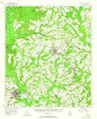 COCHRAN, GA HISTORICAL MAP GEOPDF 15X15