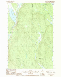 SALMON STREAM LAKE, ME HISTORICAL MAP GE