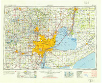 DETROIT, MI HISTORICAL MAP GEOPDF 1X2 GR