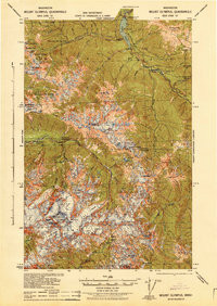 MOUNT OLYMPUS, WA HISTORICAL MAP GEOPDF