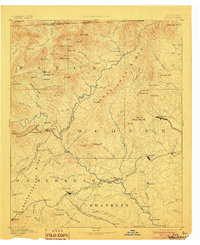 WALHALLA, SC-GA-NC HISTORICAL MAP GEOPDF