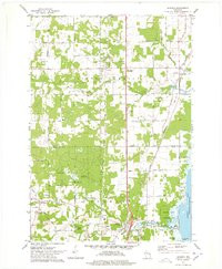 SUAMICO, WI HISTORICAL MAP GEOPDF 7.5X7.