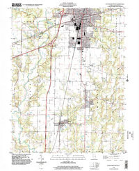 EFFINGHAM SOUTH, IL HISTORICAL MAP GEOPD