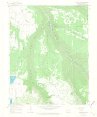 GURLEY CANYON, CO HISTORICAL MAP GEOPDF