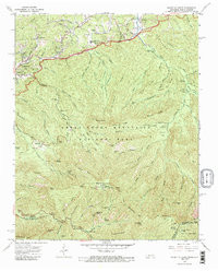 MOUNT LE CONTE, TN-NC HISTORICAL MAP GEO