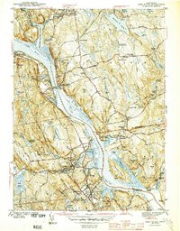 DEEP RIVER, CT HISTORICAL MAP GEOPDF 7.5