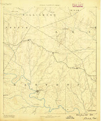 BASTROP, TX HISTORICAL MAP GEOPDF 30X30