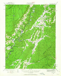 CASS, WV-VA HISTORICAL MAP GEOPDF 15X15