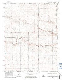 COLONY TOWNSHIP NW, CO-KS HISTORICAL MAP