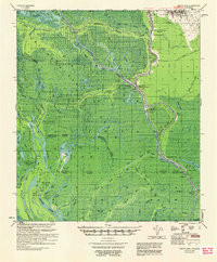 LAKE CHICOT, LA HISTORICAL MAP GEOPDF 15