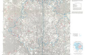 LAND USE CHANGE MAP, 1970-1972, DC