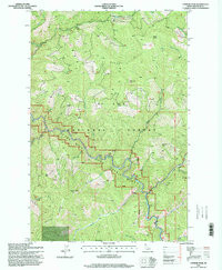 CONRAD PEAK, ID HISTORICAL MAP GEOPDF 7.