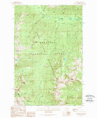 JACK RIDGE, WA HISTORICAL MAP GEOPDF 7.5