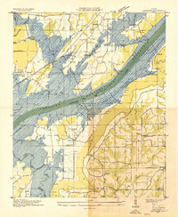 LANGSTON, AL HISTORICAL MAP GEOPDF 7.5X7
