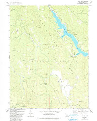 RUTH LAKE, CA HISTORICAL MAP GEOPDF 7.5X