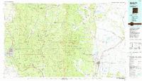SANTA FE, NM HISTORICAL MAP GEOPDF 30X60