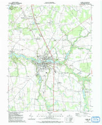 LAUREL, DE HISTORICAL MAP GEOPDF 7.5X7.5
