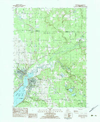 MONTAGUE, MI HISTORICAL MAP GEOPDF 7.5X7