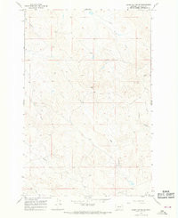 DARBY BUTTES SW, MT HISTORICAL MAP GEOPD