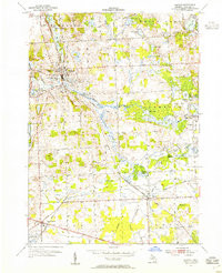 MILFORD, MI HISTORICAL MAP GEOPDF 7.5X7.