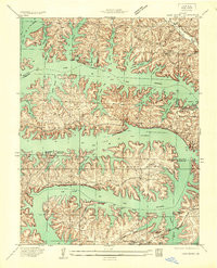 LAKE OZARK, MO HISTORICAL MAP GEOPDF 7.5
