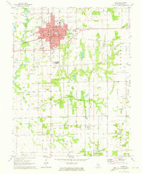 OLNEY, IL HISTORICAL MAP GEOPDF 7.5X7.5