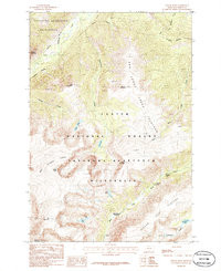 SYLVAN PEAK, MT HISTORICAL MAP GEOPDF 7.