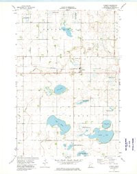 ALBERTA, MN HISTORICAL MAP GEOPDF 7.5X7.