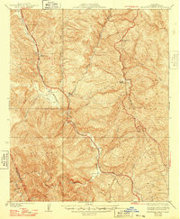 BEARTRAP CANYON, CA HISTORICAL MAP GEOPD