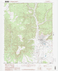 KANAB, UT-AZ HISTORICAL MAP GEOPDF 7.5X7