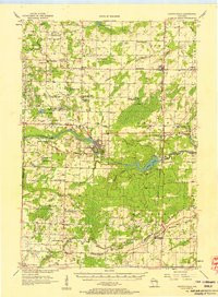 OCONTO FALLS, WI HISTORICAL MAP GEOPDF 1