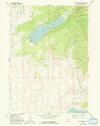 NEW FORK LAKES, WY HISTORICAL MAP GEOPDF