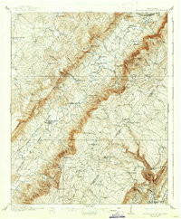 SEQUATCHIE VALLEY, TN HISTORICAL MAP GEO