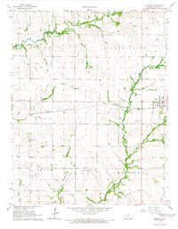 BURDEN, KS HISTORICAL MAP GEOPDF 7.5X7.5